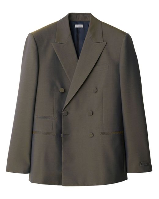 Burberry double-breasted tailored wool jacket