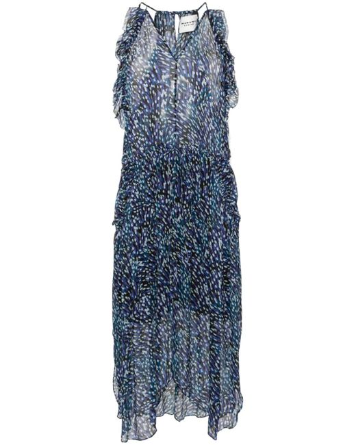 marant étoile Fadelo abstract-print dress
