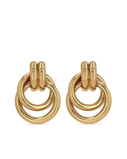 Anine Bing Double Knot drop earrings