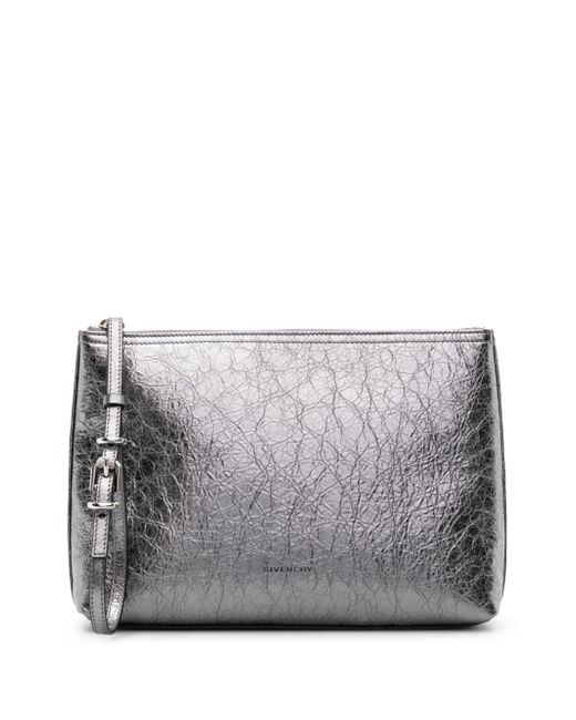 Givenchy Voyou crinkled metallic pouch