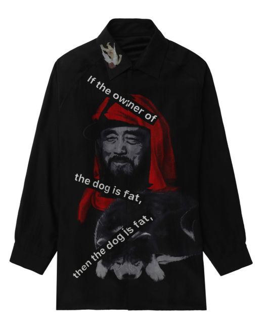 Yohji Yamamoto graphic-print shirt