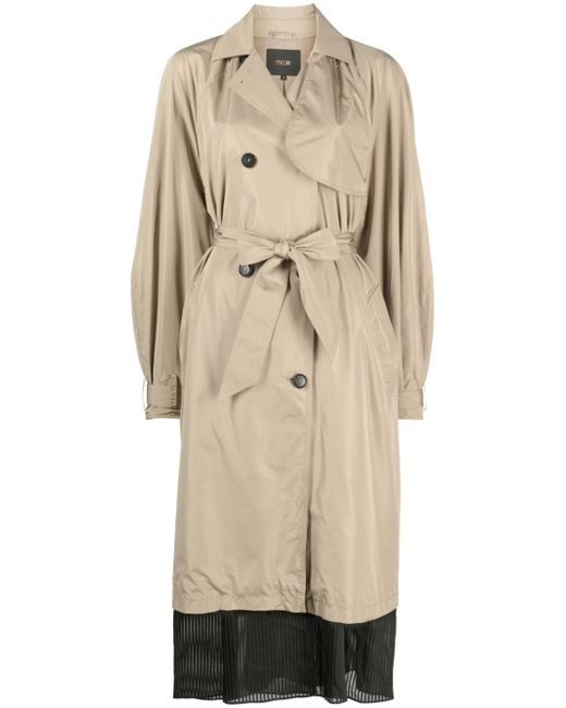 Maje double-breasted trench coat