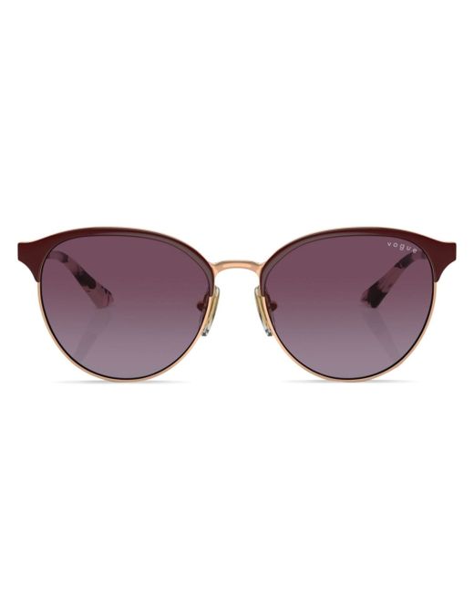 VOGUE Eyewear logo-print round-frame sunglasses