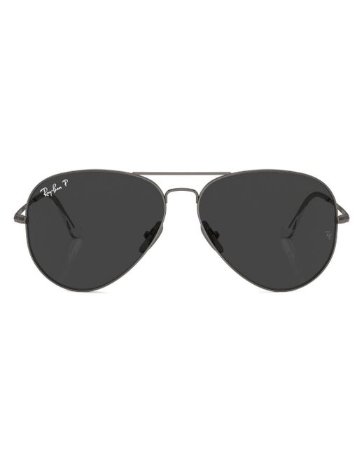 Ray-Ban Aviator tinted sunglasses