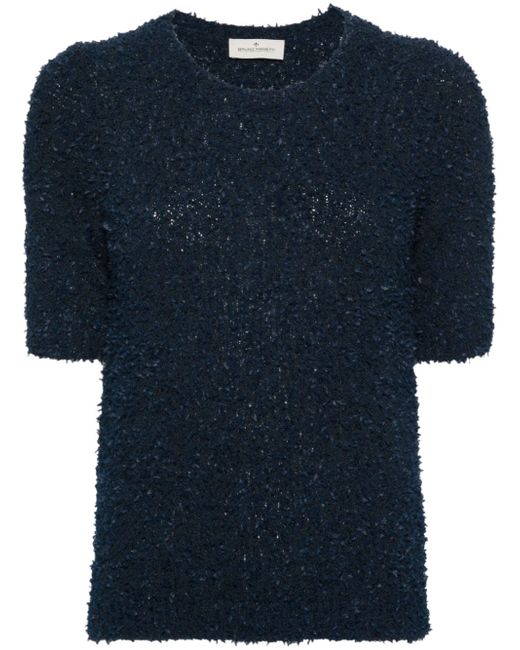 Bruno Manetti short-sleeve knitted top