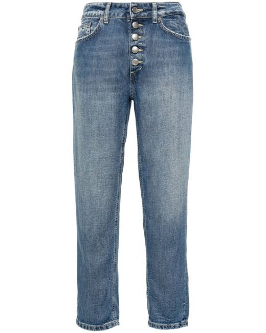Dondup Koons mid-rise cropped jeans