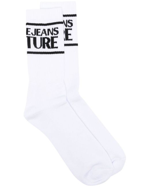 Versace Jeans Couture logo-intarsia socks