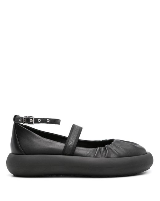Vic Matiē ankle-strap leather ballerina shoes