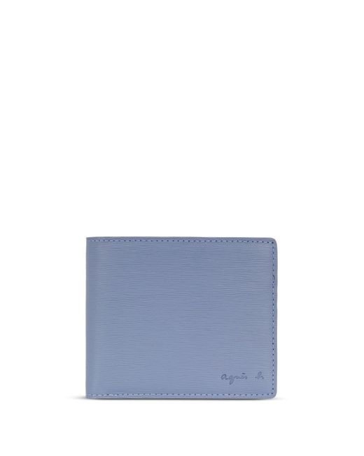 Agnès B. logo-debossed folded wallet
