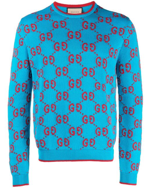 Gucci GG intarsia-knit jumper