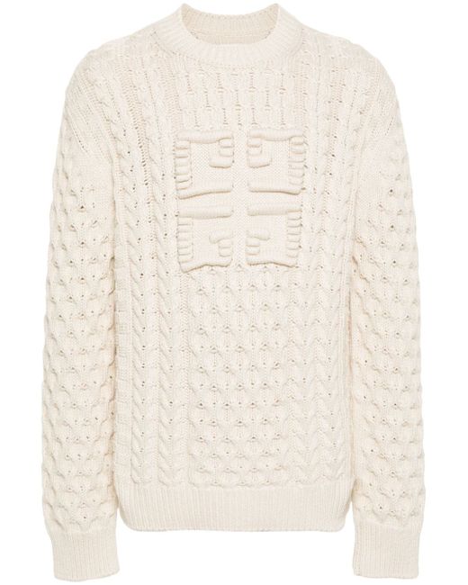 Givenchy 4G cable-knit jumper