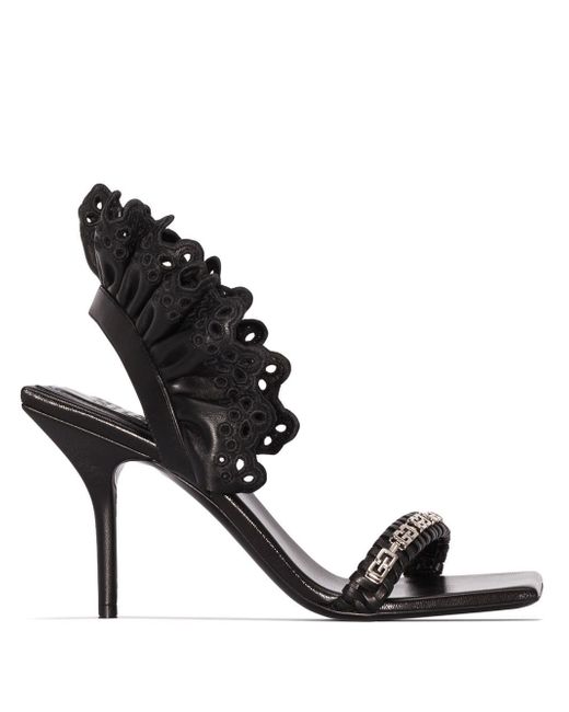 Givenchy G Woven slingback sandals
