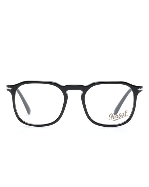 Persol PO3337V logo-engraved round-frame glasses
