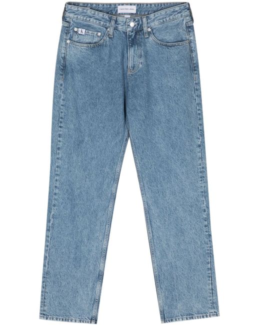 Calvin Klein Jeans mid-rise straight-leg jeans