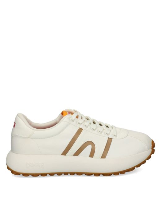 Camper panelled lace-up sneakers