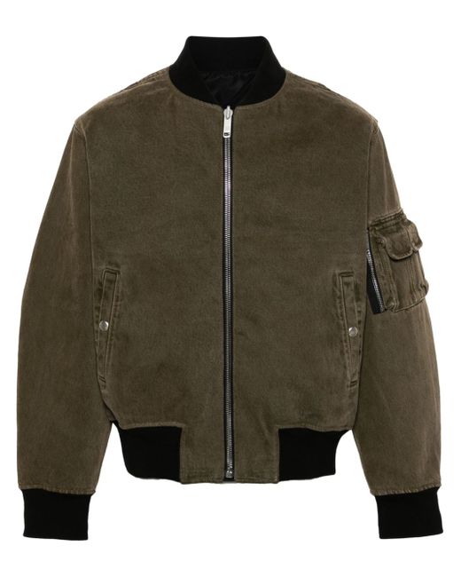 Givenchy logo-print reversible bomber jacket