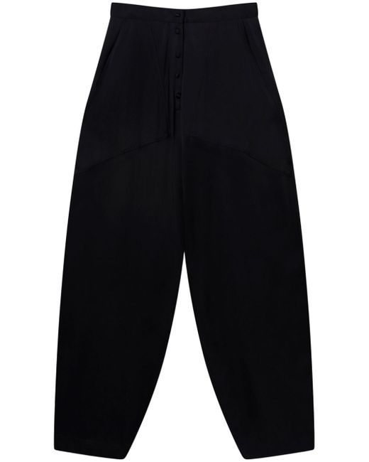 Stella McCartney panelled satin tapered trousers