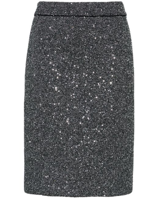 Gucci sequinned A-line skirt