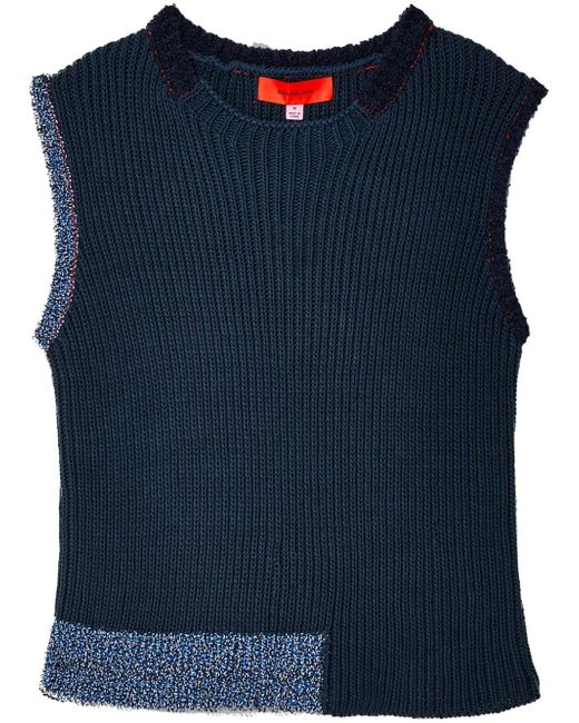 Eckhaus Latta Cinder ribbed-knit jumper