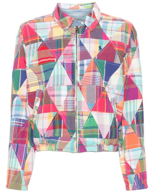 Polo Ralph Lauren patchwork reversible bomber jacket