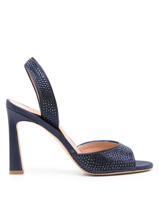 Alberta Ferretti 95mm crystal-embellished sandals