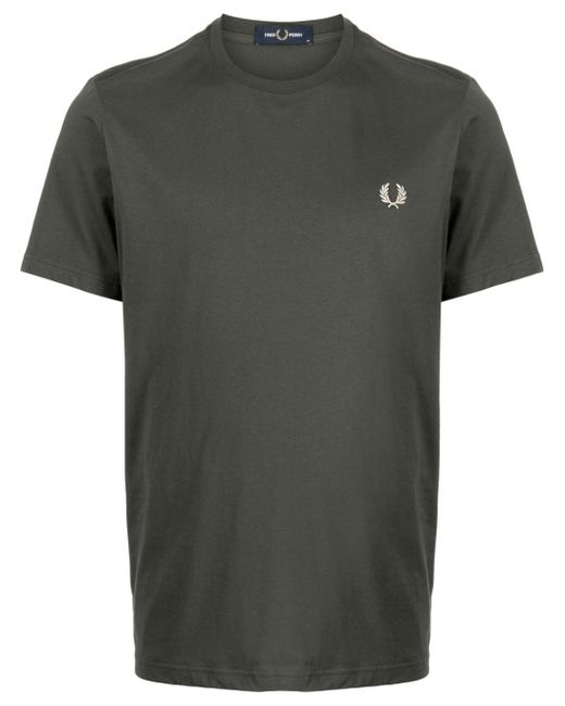 Fred Perry Laurel Wreath-print crew-neck T-shirt