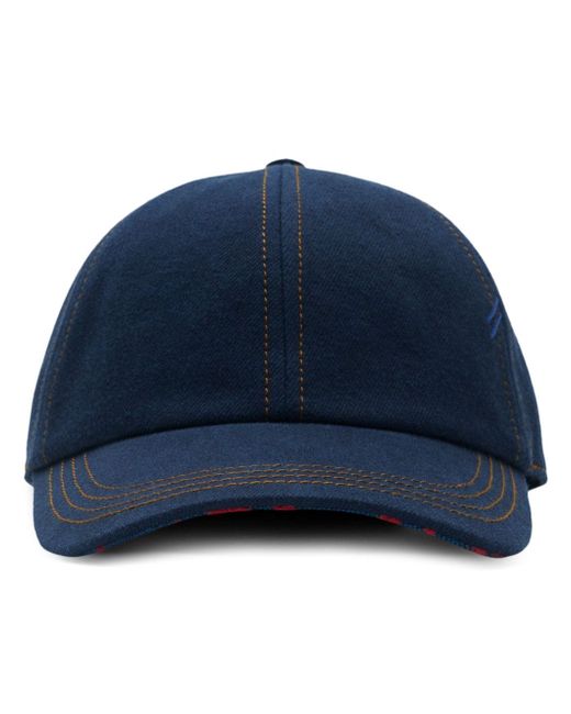 Burberry stitch-detail denim baseball hat