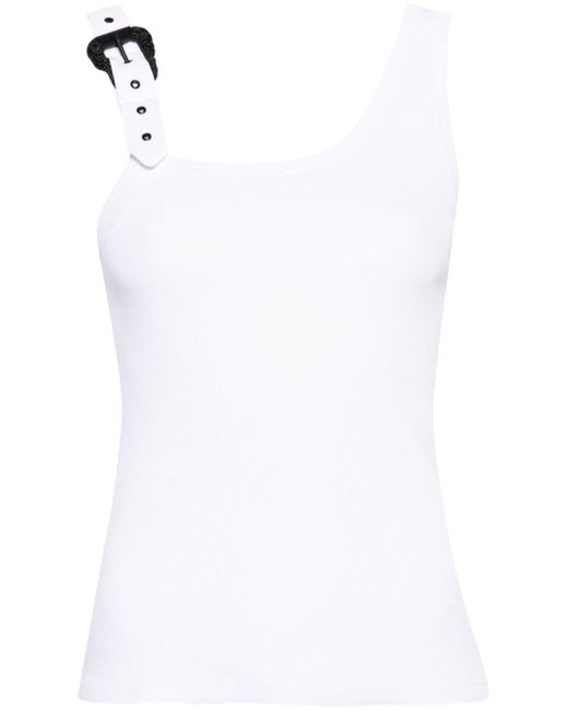 Versace Jeans Couture buckle-detailed ribbed tank top