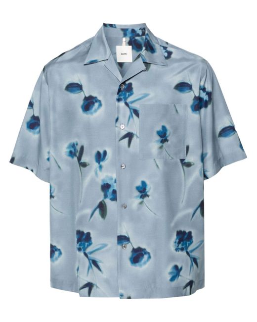 Oamc floral-print shirt