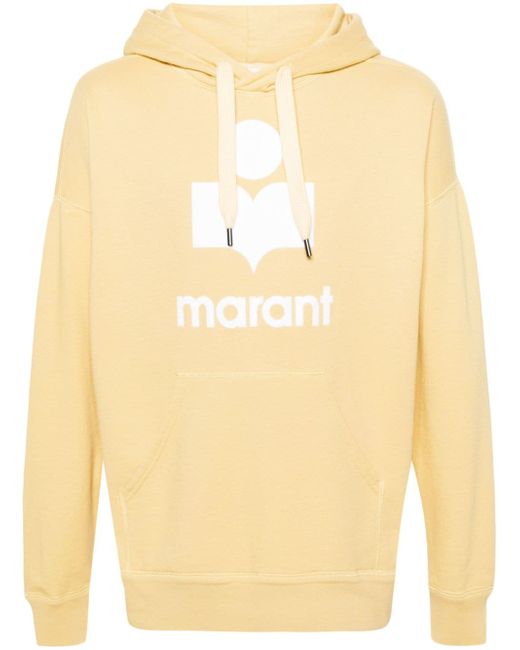 Marant Miley logo-flocked hoodie