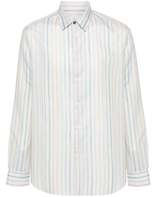Paul Smith striped organic-cotton shirt