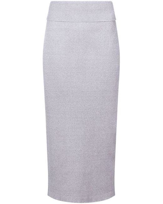 Proenza Schouler White Label Willow ribbed-knit midi skirt