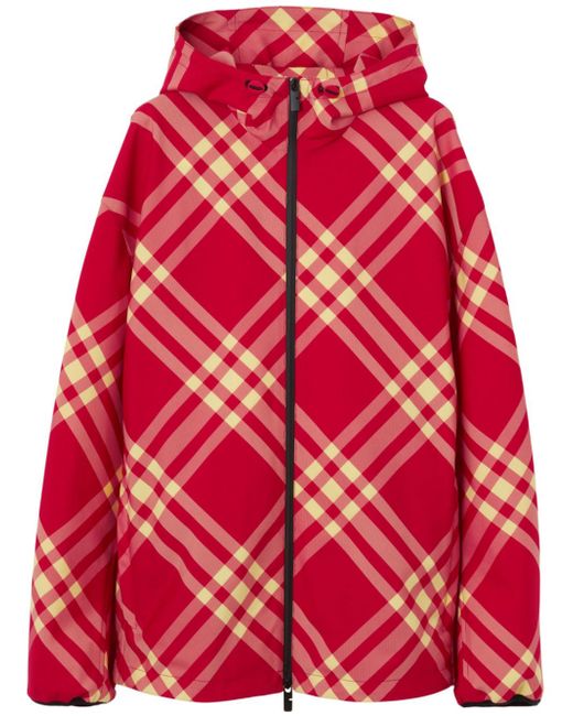 Burberry hooded check jacket