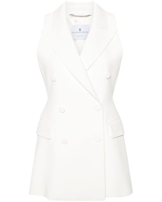 Ermanno Scervino double-breasted crepe gilet