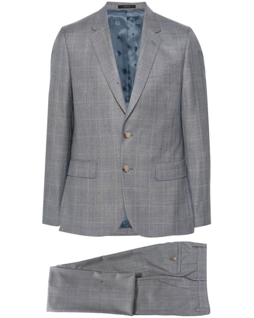 Paul Smith single-breasted check-pattern suit
