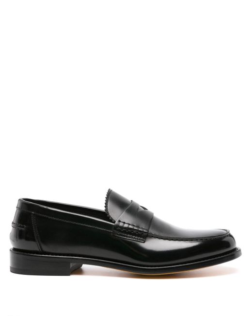Doucal's penny-slot patent leather loafers