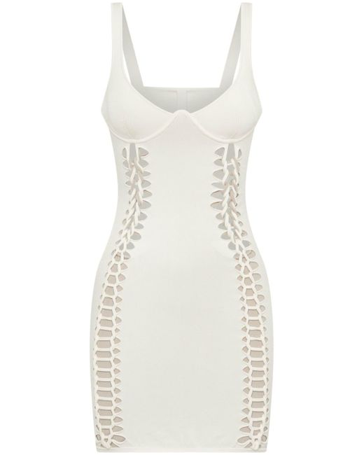 Dion Lee braided knitted minidress