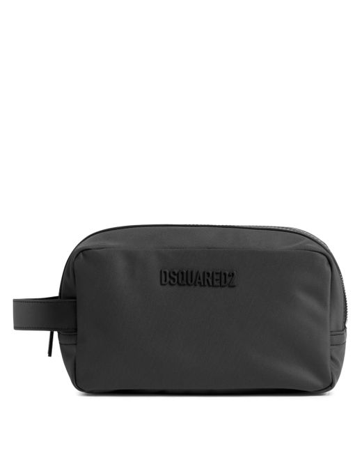 Dsquared2 logo-detail wash bag