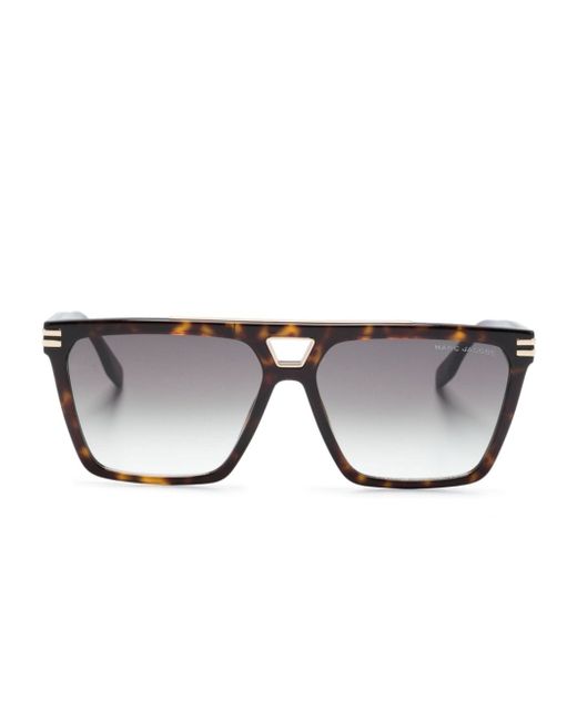 Marc Jacobs tortoiseshell-effect pilot-frame sunglasses