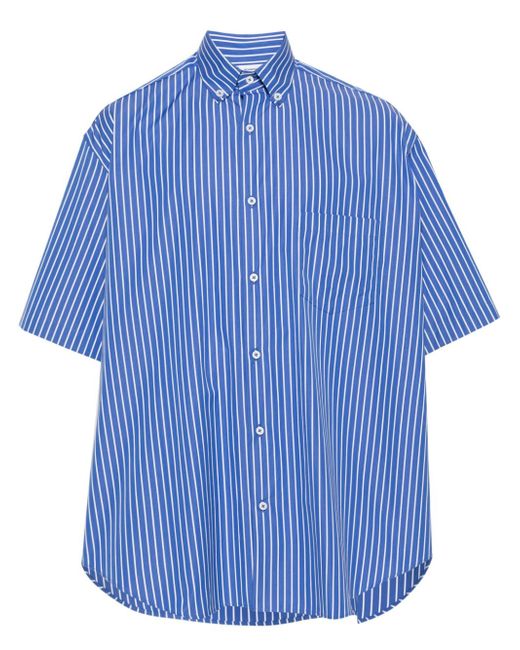 Vetements striped poplin shirt