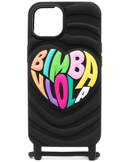 Bimba Y Lola logo-embossed iPhone 14 case