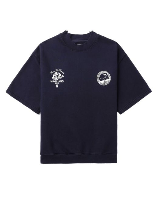 Magliano logo-print short-sleeve sweatshirt