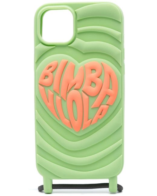 Bimba Y Lola logo-embossed iPhone 14 Plus case