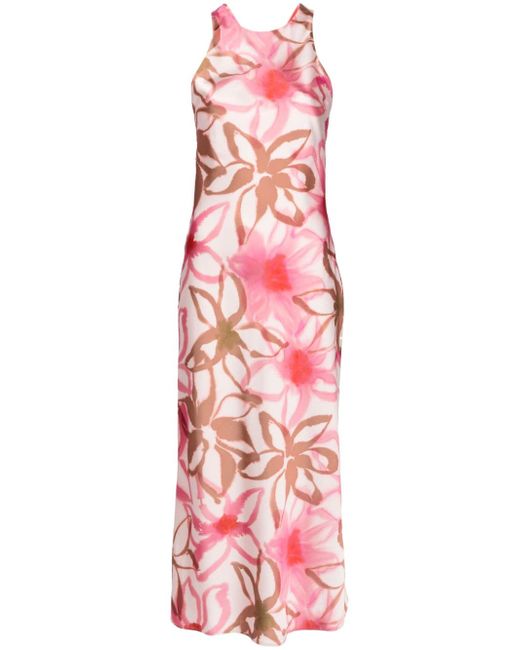Claudie Pierlot floral-print open-back maxi dress