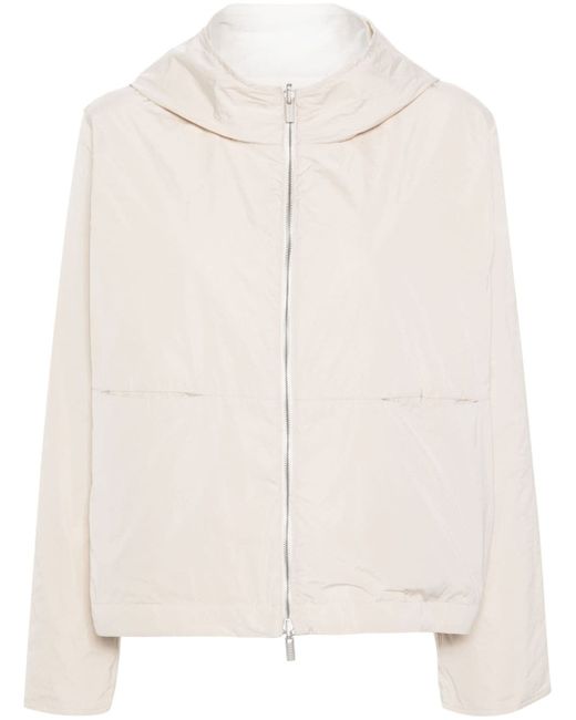 Peserico reversible hooded jacket