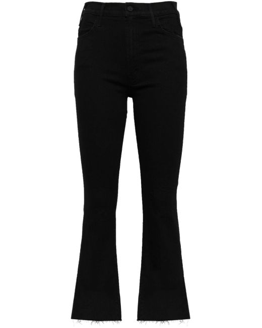 Mother cropped flared jeans