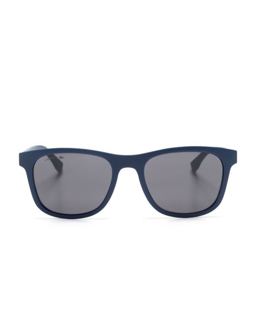 Lacoste logo-engraved square-frame sunglasses
