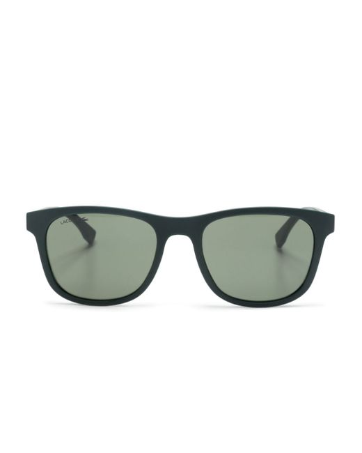 Lacoste logo-engraved square-frame sunglasses