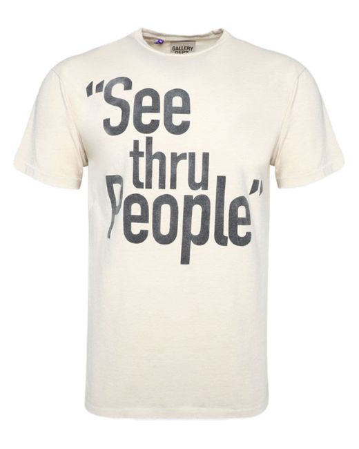 Gallery Dept. text-print T-shirt
