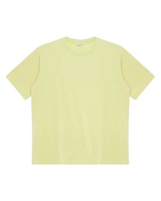 Auralee crew-neck cotton T-shirt